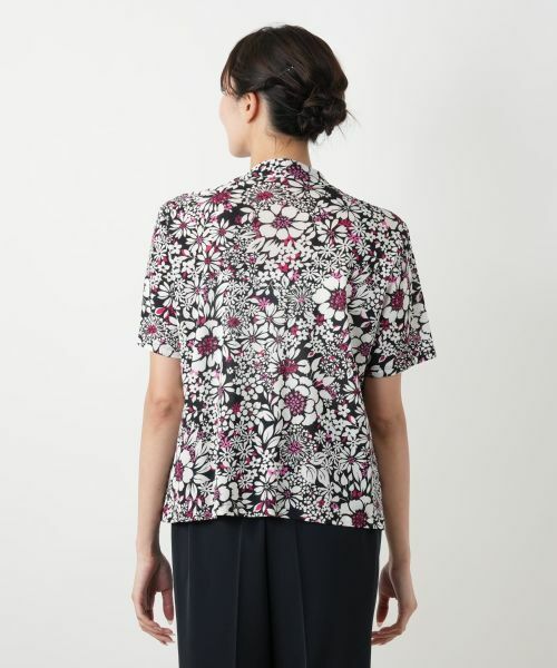 Leilian PLUS HOUSE / レリアンプラスハウス カットソー | 【店舗人気】フラワープリントカットソー【Leilian WHITE LABEL】 | 詳細12