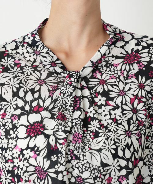 Leilian PLUS HOUSE / レリアンプラスハウス カットソー | 【店舗人気】フラワープリントカットソー【Leilian WHITE LABEL】 | 詳細13