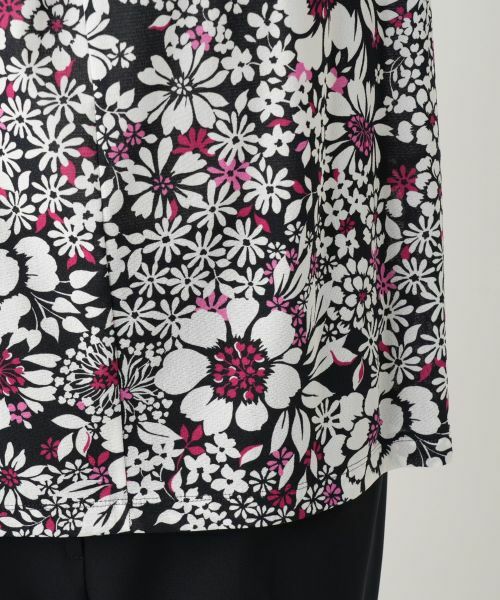 Leilian PLUS HOUSE / レリアンプラスハウス カットソー | 【店舗人気】フラワープリントカットソー【Leilian WHITE LABEL】 | 詳細16