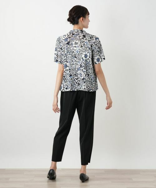 Leilian PLUS HOUSE / レリアンプラスハウス カットソー | 【店舗人気】フラワープリントカットソー【Leilian WHITE LABEL】 | 詳細3