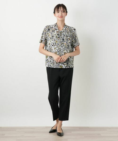 Leilian PLUS HOUSE / レリアンプラスハウス カットソー | 【店舗人気】フラワープリントカットソー【Leilian WHITE LABEL】 | 詳細4