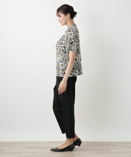 Leilian PLUS HOUSE / レリアンプラスハウス カットソー | 【店舗人気】フラワープリントカットソー【Leilian WHITE LABEL】 | 詳細5