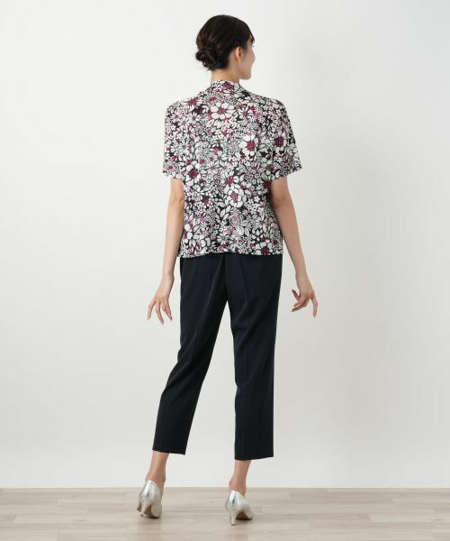 Leilian PLUS HOUSE / レリアンプラスハウス カットソー | 【店舗人気】フラワープリントカットソー【Leilian WHITE LABEL】 | 詳細9