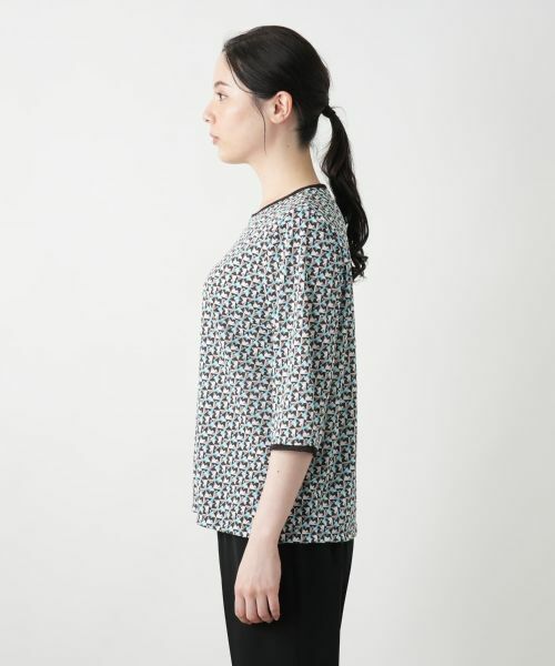 Leilian PLUS HOUSE / レリアンプラスハウス カットソー | 【店舗人気】幾何学柄カットソー【Leilian WHITE LABEL】 | 詳細11