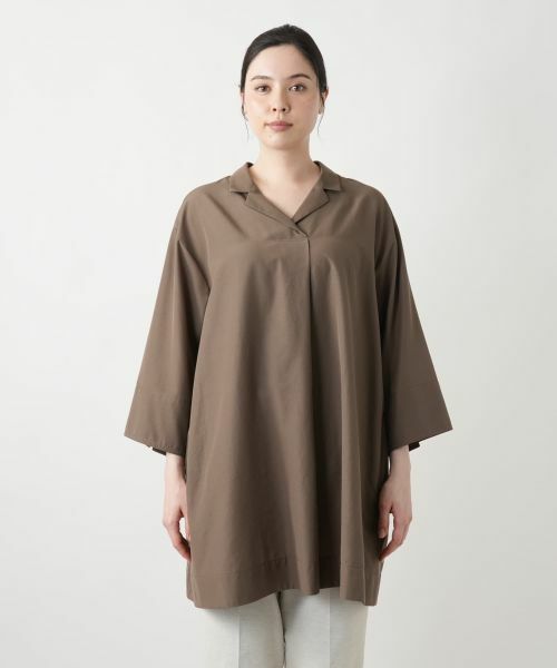 Leilian PLUS HOUSE / レリアンプラスハウス シャツ・ブラウス | オープンカラーシャツ【Leilian WHITE LABEL】 | 詳細10