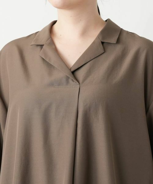 Leilian PLUS HOUSE / レリアンプラスハウス シャツ・ブラウス | オープンカラーシャツ【Leilian WHITE LABEL】 | 詳細13