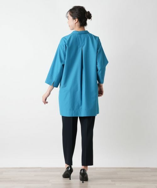 Leilian PLUS HOUSE / レリアンプラスハウス シャツ・ブラウス | オープンカラーシャツ【Leilian WHITE LABEL】 | 詳細3