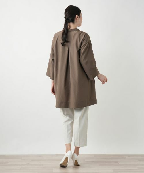 Leilian PLUS HOUSE / レリアンプラスハウス シャツ・ブラウス | オープンカラーシャツ【Leilian WHITE LABEL】 | 詳細9