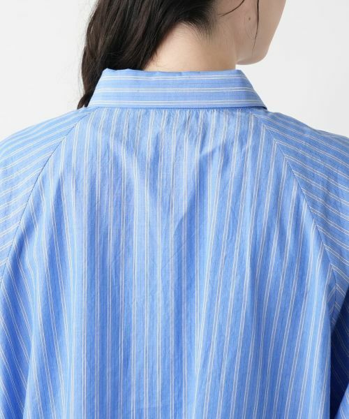 Leilian PLUS HOUSE / レリアンプラスハウス シャツ・ブラウス | 【店舗人気】ストライプドルマンブラウス【Leilian WHITE LABEL】 | 詳細8