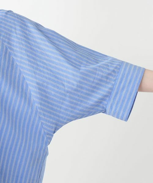 Leilian PLUS HOUSE / レリアンプラスハウス シャツ・ブラウス | 【店舗人気】ストライプドルマンブラウス【Leilian WHITE LABEL】 | 詳細9
