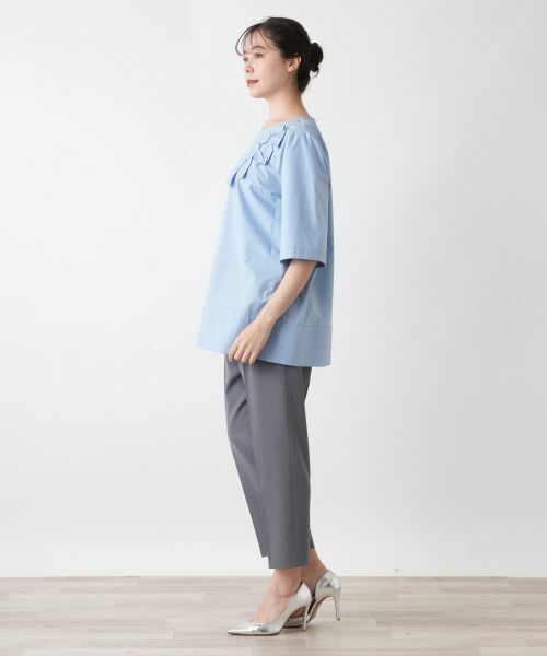 Leilian PLUS HOUSE / レリアンプラスハウス シャツ・ブラウス | 【店舗人気】ストライプブラウス【Leilian WHITE LABEL】 | 詳細2