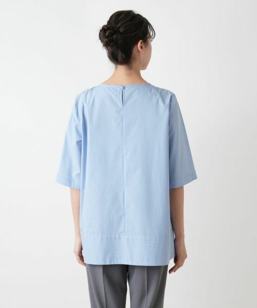 Leilian PLUS HOUSE / レリアンプラスハウス シャツ・ブラウス | 【店舗人気】ストライプブラウス【Leilian WHITE LABEL】 | 詳細6