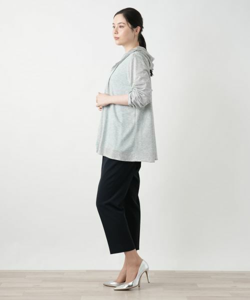 Leilian PLUS HOUSE / レリアンプラスハウス シャツ・ブラウス | フーデッドブラウス【Leilian WHITE LABEL】 | 詳細13