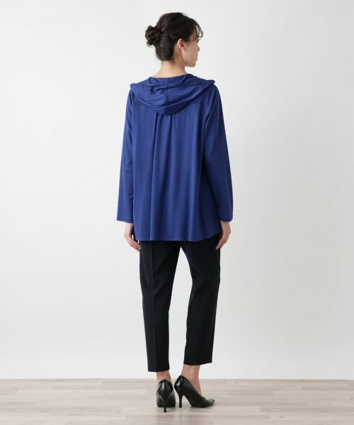 Leilian PLUS HOUSE / レリアンプラスハウス シャツ・ブラウス | フーデッドブラウス【Leilian WHITE LABEL】 | 詳細3