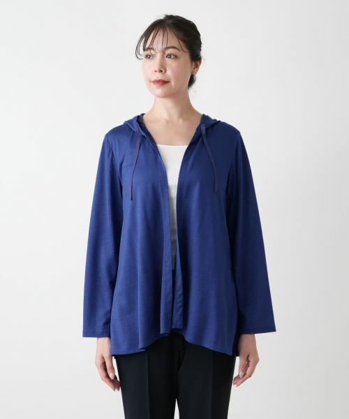 Leilian PLUS HOUSE / レリアンプラスハウス シャツ・ブラウス | フーデッドブラウス【Leilian WHITE LABEL】 | 詳細4