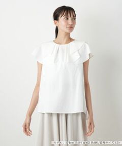 Leilian PLUS HOUSE / レリアンプラスハウス シャツ・ブラウス | ラッフルブラウス【BOURGE】