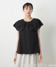 Leilian PLUS HOUSE / レリアンプラスハウス シャツ・ブラウス | ラッフルブラウス【BOURGE】