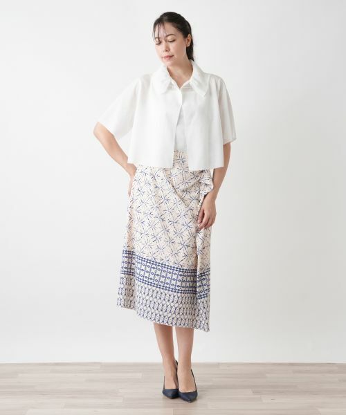 Leilian PLUS HOUSE / レリアンプラスハウス カーディガン・ボレロ | ニットシャツ【BOURGE】 | 詳細1