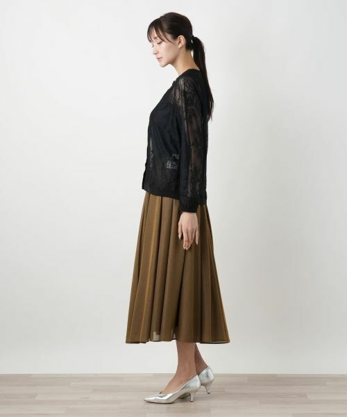 Leilian PLUS HOUSE / レリアンプラスハウス カーディガン・ボレロ | レースカーディガン【BOURGE】 | 詳細2