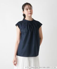 Leilian PLUS HOUSE / レリアンプラスハウス シャツ・ブラウス | スタンドカラーブラウス【BOURGE】