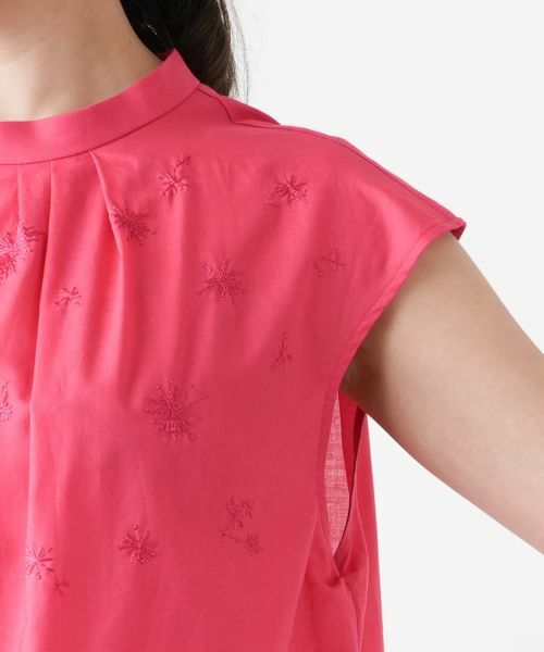 Leilian PLUS HOUSE / レリアンプラスハウス シャツ・ブラウス | スタンドカラーブラウス【BOURGE】 | 詳細15