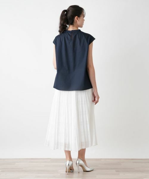 Leilian PLUS HOUSE / レリアンプラスハウス シャツ・ブラウス | スタンドカラーブラウス【BOURGE】 | 詳細6