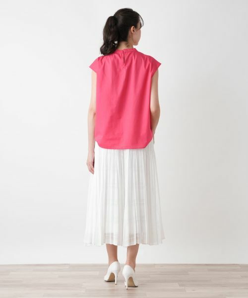 Leilian PLUS HOUSE / レリアンプラスハウス シャツ・ブラウス | スタンドカラーブラウス【BOURGE】 | 詳細9