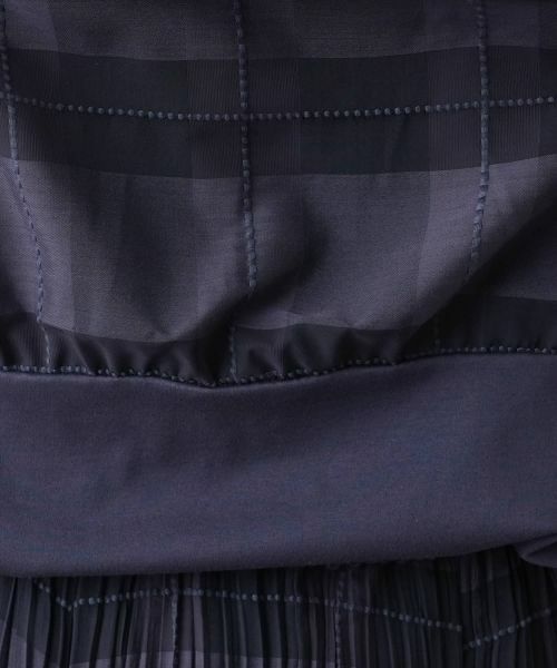 Leilian PLUS HOUSE / レリアンプラスハウス カットソー | チェックフレンチスリーブブラウス【BOURGE】 | 詳細14