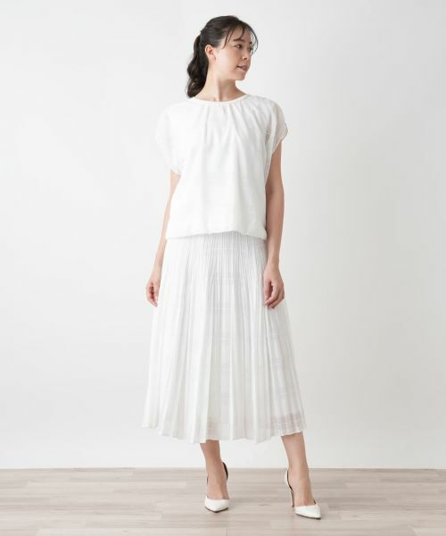 Leilian PLUS HOUSE / レリアンプラスハウス ロング・マキシ丈スカート | チェックフレアスカート【BOURGE】 | 詳細1