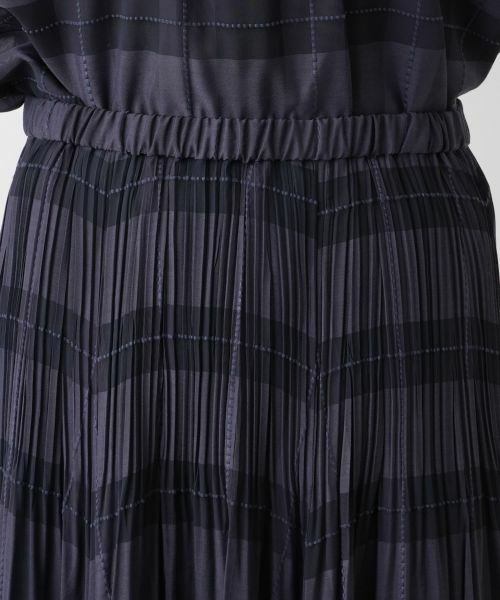 Leilian PLUS HOUSE / レリアンプラスハウス ロング・マキシ丈スカート | チェックフレアスカート【BOURGE】 | 詳細10