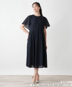 Leilian PLUS HOUSE / レリアンプラスハウス ドレス | チェックフレアワンピース【BOURGE】