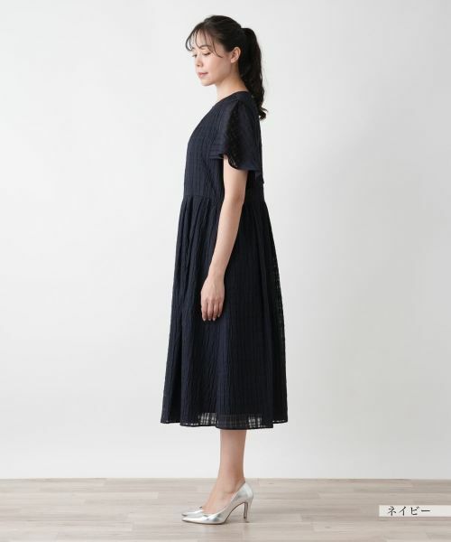 Leilian PLUS HOUSE / レリアンプラスハウス ドレス | チェックフレアワンピース【BOURGE】 | 詳細8