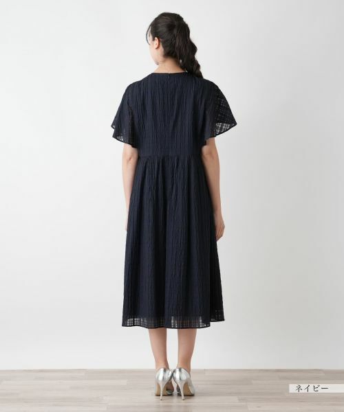 Leilian PLUS HOUSE / レリアンプラスハウス ドレス | チェックフレアワンピース【BOURGE】 | 詳細9