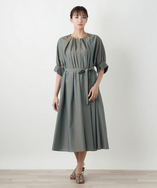 Leilian PLUS HOUSE / レリアンプラスハウス ドレス | 【店舗人気】タックワンピース【BOURGE】 | 詳細1