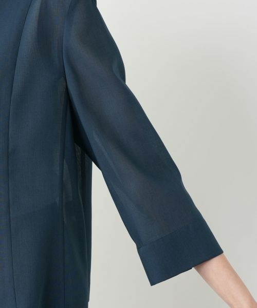Leilian PLUS HOUSE / レリアンプラスハウス テーラードジャケット | ノーカラーシアージャケット【BOURGE】 | 詳細13