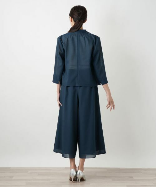 Leilian PLUS HOUSE / レリアンプラスハウス テーラードジャケット | ノーカラーシアージャケット【BOURGE】 | 詳細6