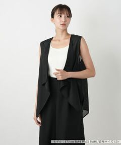 Leilian PLUS HOUSE / レリアンプラスハウス テーラードジャケット | ドレープジレ【BOURGE】