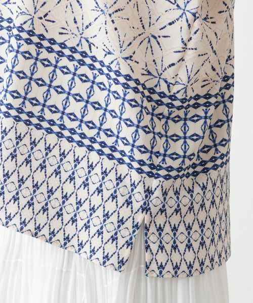 Leilian PLUS HOUSE / レリアンプラスハウス シャツ・ブラウス | 幾何学柄ブラウス【BOURGE】 | 詳細10