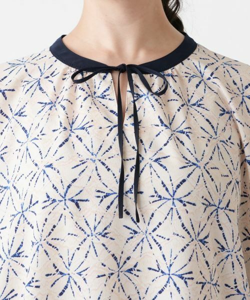 Leilian PLUS HOUSE / レリアンプラスハウス シャツ・ブラウス | 幾何学柄ブラウス【BOURGE】 | 詳細7