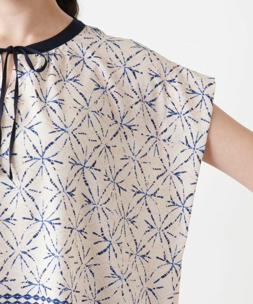 Leilian PLUS HOUSE / レリアンプラスハウス シャツ・ブラウス | 幾何学柄ブラウス【BOURGE】 | 詳細9