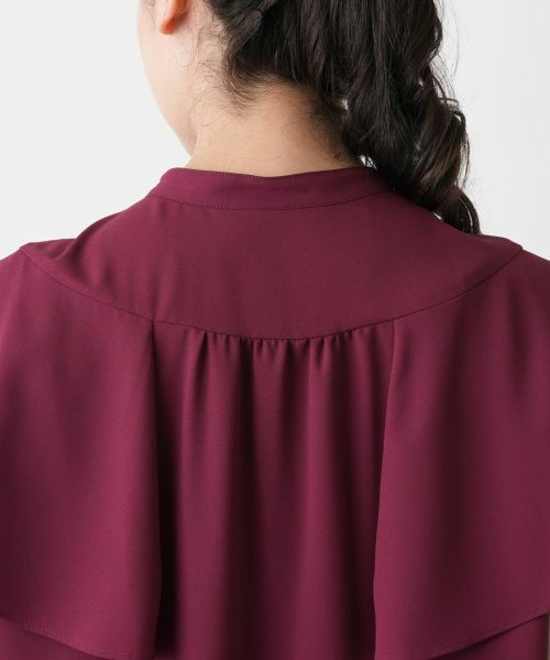 Leilian PLUS HOUSE / レリアンプラスハウス シャツ・ブラウス | バンドカラーブラウス【BOURGE】 | 詳細11