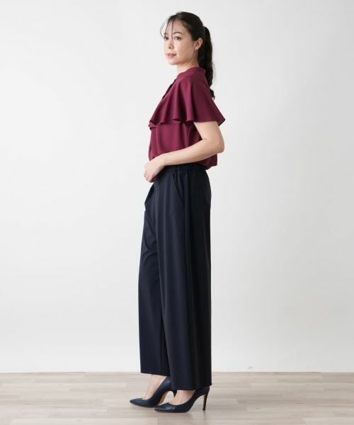 Leilian PLUS HOUSE / レリアンプラスハウス シャツ・ブラウス | バンドカラーブラウス【BOURGE】 | 詳細5