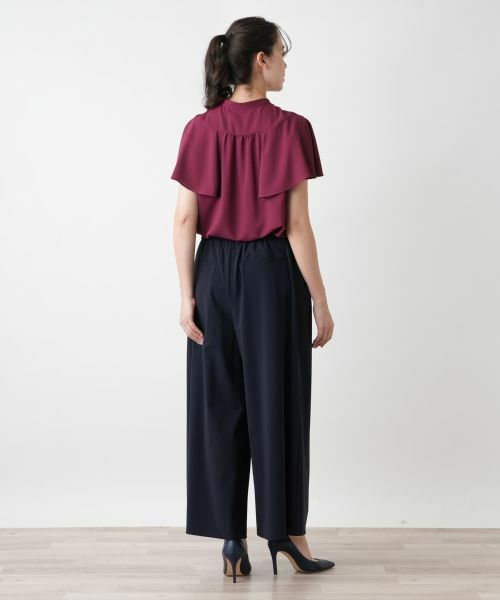 Leilian PLUS HOUSE / レリアンプラスハウス シャツ・ブラウス | バンドカラーブラウス【BOURGE】 | 詳細6