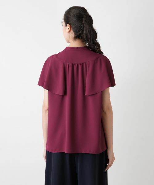 Leilian PLUS HOUSE / レリアンプラスハウス シャツ・ブラウス | バンドカラーブラウス【BOURGE】 | 詳細9