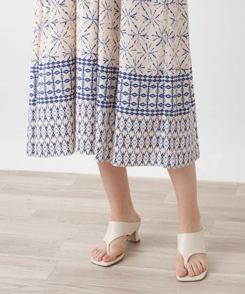 Leilian PLUS HOUSE / レリアンプラスハウス ドレス | 【店舗人気】幾何学柄ワンピース【BOURGE】 | 詳細6