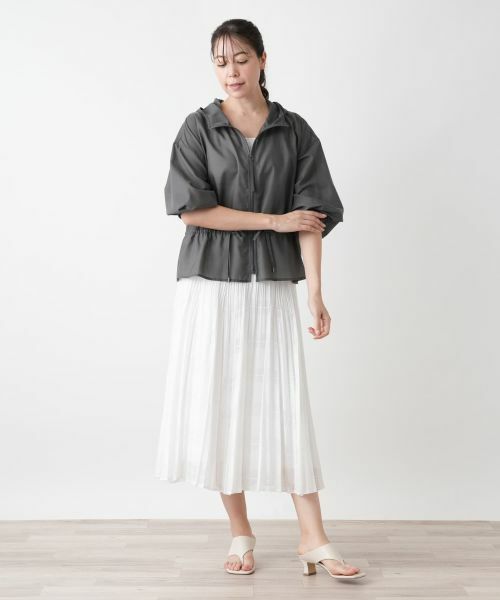 Leilian PLUS HOUSE / レリアンプラスハウス テーラードジャケット | 【店舗人気】フーデッドジャケット【BOURGE】 | 詳細1