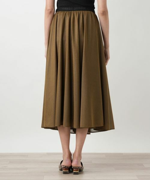 Leilian PLUS HOUSE / レリアンプラスハウス ミニ・ひざ丈スカート | フレアロングスカート【BOURGE】 | 詳細12