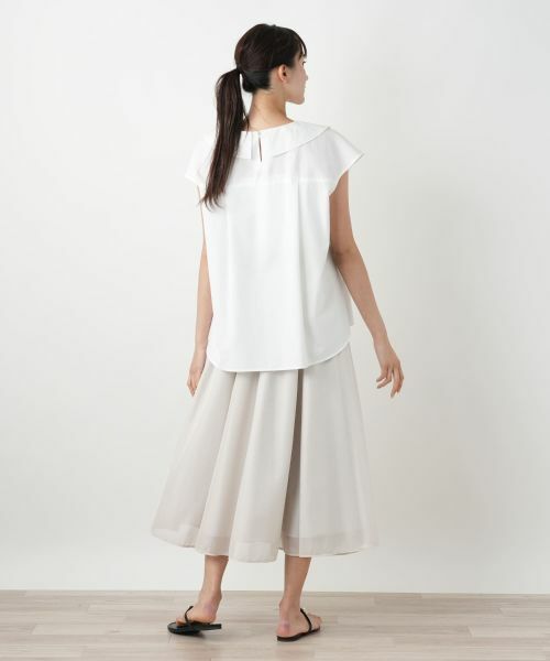 Leilian PLUS HOUSE / レリアンプラスハウス ミニ・ひざ丈スカート | フレアロングスカート【BOURGE】 | 詳細6