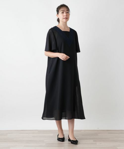 Leilian PLUS HOUSE / レリアンプラスハウス ドレス | フレアワンピース【BOURGE】 | 詳細1