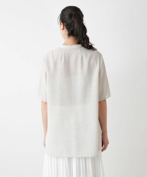 Leilian PLUS HOUSE / レリアンプラスハウス シャツ・ブラウス | レースアップブラウス【BOURGE】 | 詳細9